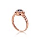 Gold Diamond and Sapphire Ring “The Light of Sapphire II”