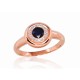 Gold Diamond and Sapphire Ring “The Light of Sapphire II”