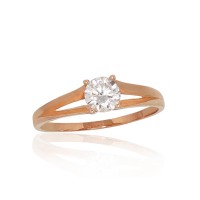 Zelta gredzens "Junona Gold XVII" no 585 proves sarkanā zelta