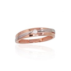 Gold Cubic Zirconia Ring “Magic”