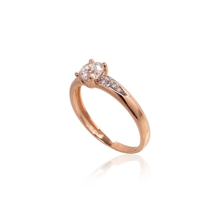 Zelta gredzens ar cirkoniem „Junona Gold XXX“