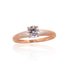 Zelta gredzens ar cirkoniem „Junona Gold XXXI“