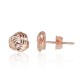 14K Red Gold Earrings “Vortex V”