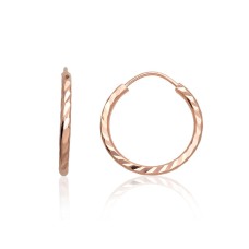 Zelta auskari "Menora IV" no 585. proves sarkanā zelta