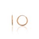 14K Red Gold Earrings “Menora III”