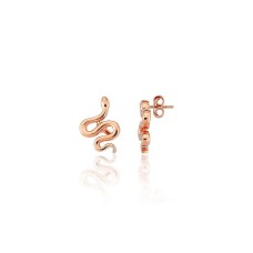 Gold Earrings “Snake II”