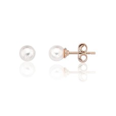 Gold Pearl Earrings “Galos VII”