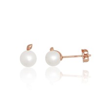 Gold Pearl Earrings “Pure Pearl”