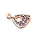 Gold Diamond and Amethyst Pendant “Sunny Symphony III”