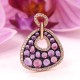 Gold Diamond and Amethyst Pendant “Sunny Symphony III”