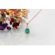 Gold Diamond and Emerald Pendant “Grace III”