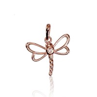 Zelta kulons ar cirkonu “Spāre” no 585. proves sarkanā zelta