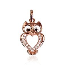 Kultariipus zirkoneilla ”Owl VIII”