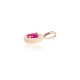 Gold Diamond and Ruby Pendant “Sofia”