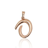 Zelta kulons - burts "O II" no 585 proves sarkanā zelta