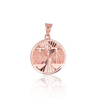Zelta kulons - zodiaka zīme "Svari IV" no 585 proves sarkanā zelta