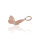 14K Red Gold Pendant “Golden Butterfly III”