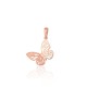 14K Red Gold Pendant “Golden Butterfly III”