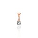 Gold Cubic Zirconia Pendant “Juno XI”