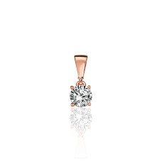 Gold Cubic Zirconia Pendant “Juno IX”