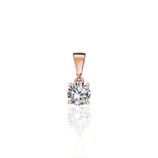 Gold Cubic Zirconia Pendant “Juno VIII”