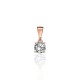 Gold Cubic Zirconia Pendant “Juno VIII”