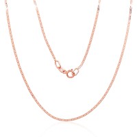 Itāļu Zelta Ķēdīte “Marina” No 585. Proves Sarkanā Zelta