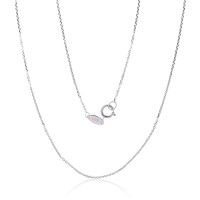 Itāļu Zelta Ķēdīte “Enkurs” No 585. Proves Baltā Zelta