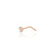 Zelta deguna pīrsings ar cirkoniem „Junona Mini XIV“
