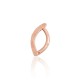 Zelta nabas pīrsings ar cirkoniem „Tokija“