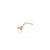 14K Red Gold Nose Piercing “Snake”