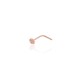 14K Red Gold Cubic Zirconia Nose Piercing “Golden Flower VII”