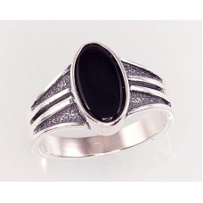 Sterling Silver Onyx Ring “Antares”