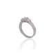 Sterling Silver Cubic Zirconia Ring “Frozen Light II”
