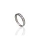 Sterling Silver Cubic Zirconia Ring “Domino II”