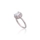Sterling Silver Cubic Zirconia Ring “Lourdes II”