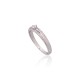 Sterling Silver Cubic Zirconia Ring “Crystal Whisper”