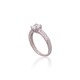 Sterling Silver Cubic Zirconia Ring “Junona XII”
