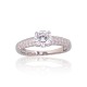 Sterling Silver Cubic Zirconia Ring “Junona XII”