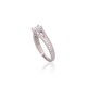 Sterling Silver Cubic Zirconia Ring “Starlight Vow”