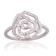 Sudraba gredzens ar cirkoniem „Rose III“