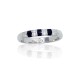 Sterling Silver Cubic Zirconia and Enamel Ring “Domino”