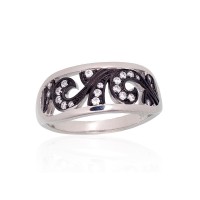 Sterling Silver Cubic Zirconia Ring “Andorra II”