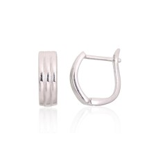 925 Sterling Silver Earrings “Moonline”