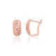 925 Sterling Silver Earrings “Lunar Facet II”