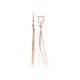 925 Sterling Silver Earrings “Golden Thread”