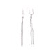 925 Sterling Silver Earrings “Silver Fringe”