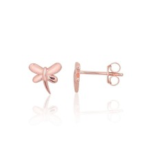 Lasten hopeakorvakorut ”Dragonfly”