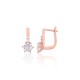 925 Sterling Silver Cubic Zirconia Earrings “Junona VIII”