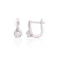 925 Sterling Silver Cubic Zirconia Earrings “Vine IV”